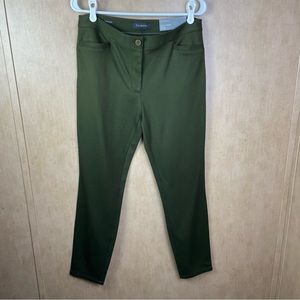 NWT Talbots Olive Green Skinny Ankle Pants Size 6